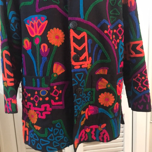 Vintage Floral Embroidered Jacket - Picture 3 of 12